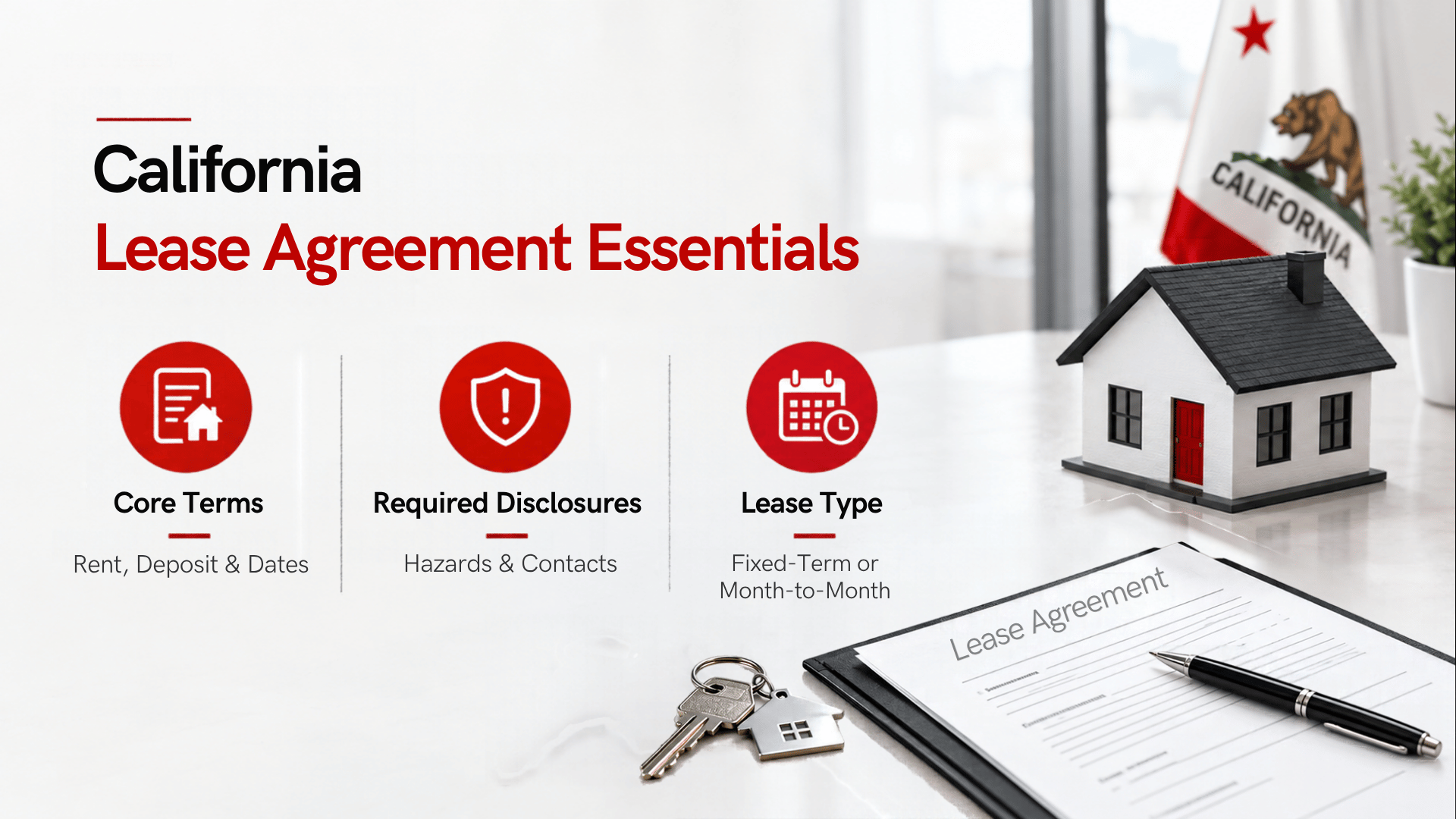 What Should a California Lease Agreement Include?